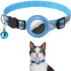 Reflective Nylon Pet Collar with Waterproof AirTag Holder - For Cats & Dogs