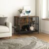 Multifunctional Dog Cage Furniture With Removable Trays