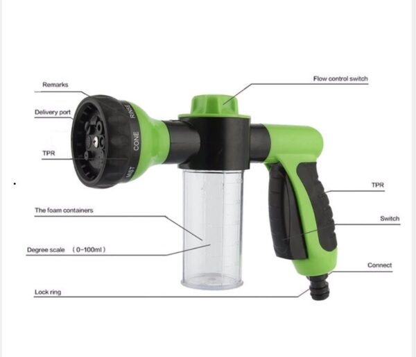 High Pressure Foam Spray Gun for Car and Home Cleaning