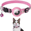 Reflective Nylon Pet Collar with Waterproof AirTag Holder - For Cats & Dogs