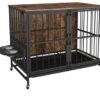 Multifunctional Dog Cage Furniture With Removable Trays