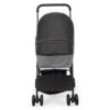 Foldable Pet Stroller for Small Dogs and Cats with Storage Basket