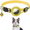 Reflective Nylon Pet Collar with Waterproof AirTag Holder - For Cats & Dogs