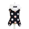 Warm big polka dot four-leg cotton coat