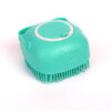 Silicone Dog Bath Massage Glove Brush with Shampoo Dispenser