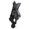 Foldable Pet Stroller for Small Dogs and Cats with Storage Basket