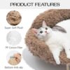 MEWOOFUN Elevated Cat Bed - Wooden Pet Sofa with Washable Cover, 26"