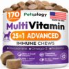 Dog Multivitamin Chews with Glucosamine for Joint and Overall Health