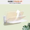 MEWOOFUN Foldable Cat Window Perch with Removable Mat