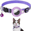 Reflective Nylon Pet Collar with Waterproof AirTag Holder - For Cats & Dogs
