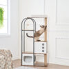 Modern Multi-Level Cat Tree with Condo, Perch, and Scratching Posts