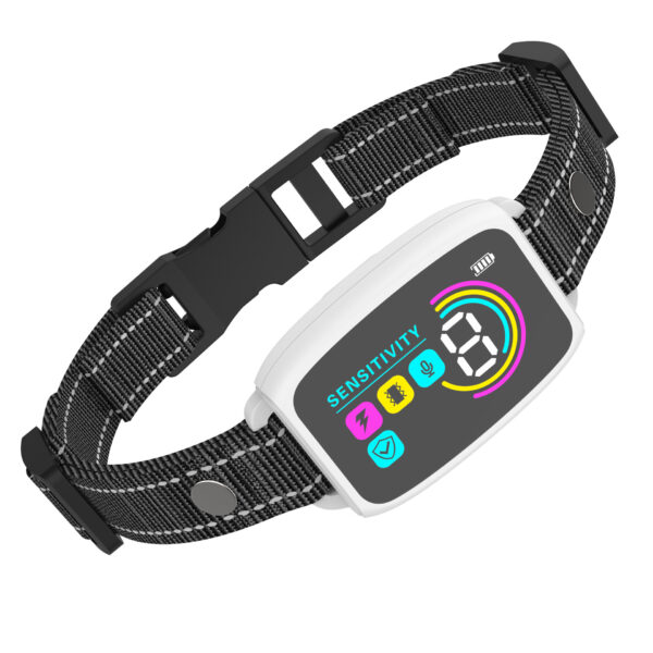 Smart Automatic Anti-Barking Dog Collar – Rechargeable, Waterproof with HD Display