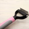 Pet Grooming Comb – Dual Blade Knot Remover for Long-Haired Dogs