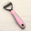 Pet Grooming Comb – Dual Blade Knot Remover for Long-Haired Dogs