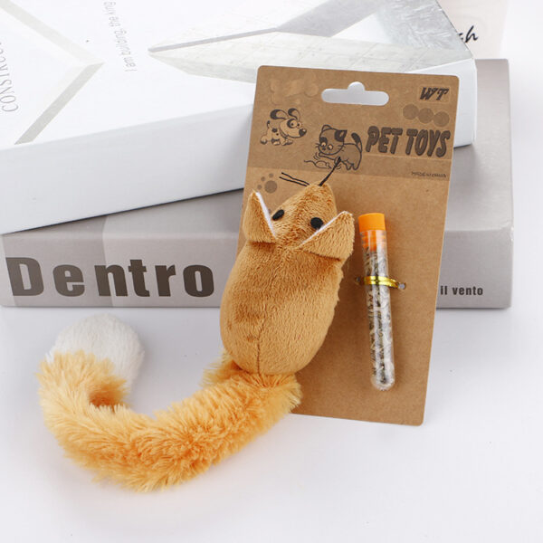 Interactive Long-Tail Mouse Cat Toy – Fun Training & Play for Pets