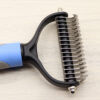 Pet Grooming Comb – Dual Blade Knot Remover for Long-Haired Dogs