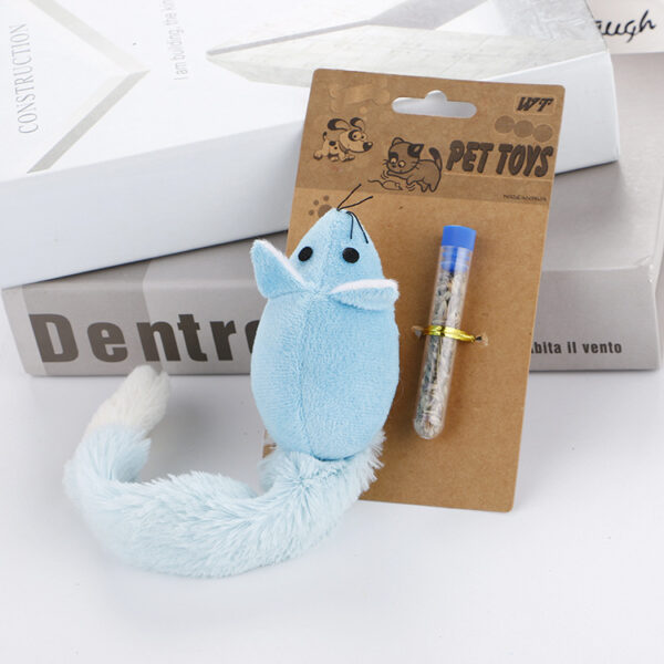 Interactive Long-Tail Mouse Cat Toy – Fun Training & Play for Pets
