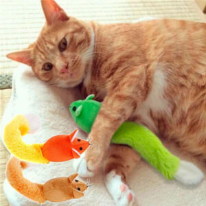 Interactive Long-Tail Mouse Cat Toy – Fun Training & Play for Pets