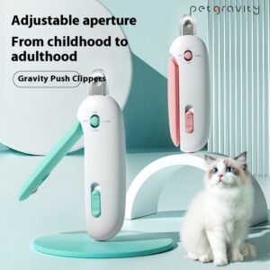 Pet Nail Clippers – Gravity Push Design for Easy Cat Nail Care