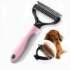 Pet Grooming Comb – Dual Blade Knot Remover for Long-Haired Dogs