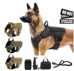Luxury Dog Harness & Leash Set – Durable Nylon Camouflage Design