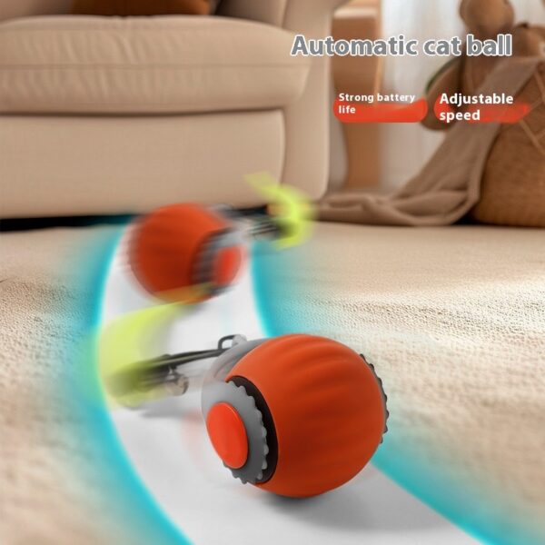 Funny Cat Toy Ball – Self-Moving Gravity Ball for Endless Entertainment