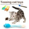 Interactive Long-Tail Mouse Cat Toy – Fun Training & Play for Pets