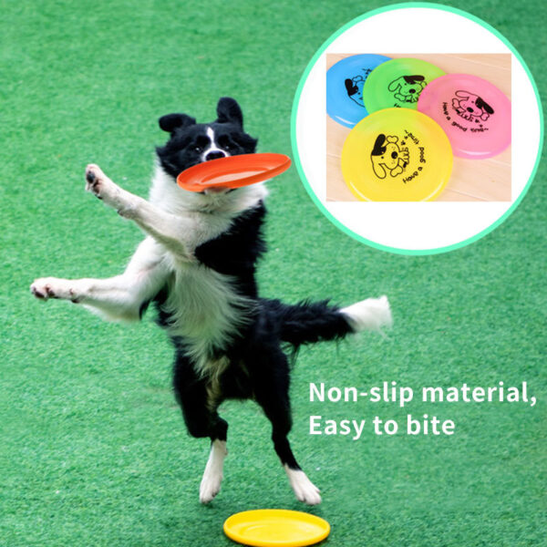 Silicone Flying Disc for Dogs & Cats – Durable Chew-Resistant Interactive Toy