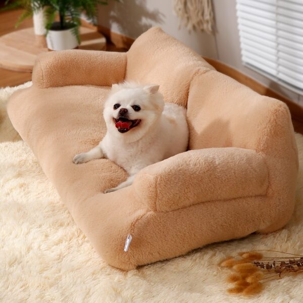 Flannel Cat Sofa Bed – Warm, Large & Universal Pet Kennel