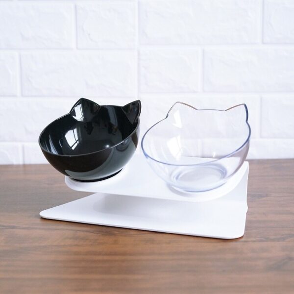 191604321123264.jpg Double Cat Food Bowl with Cervical Protection