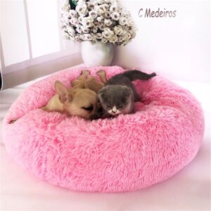 2987374076020.jpg Round Long Hairy Autumn And Winter Nest Pad Cat Mattress