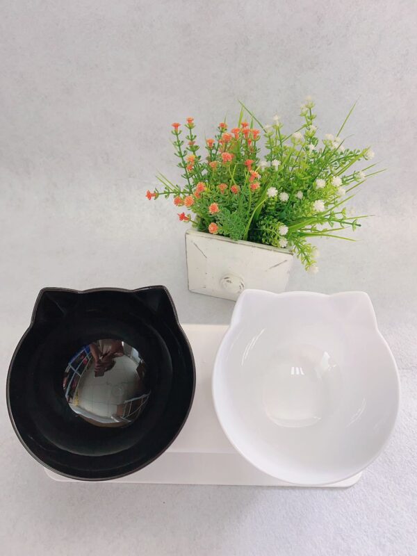 952286772636.jpg Double Cat Food Bowl with Cervical Protection
