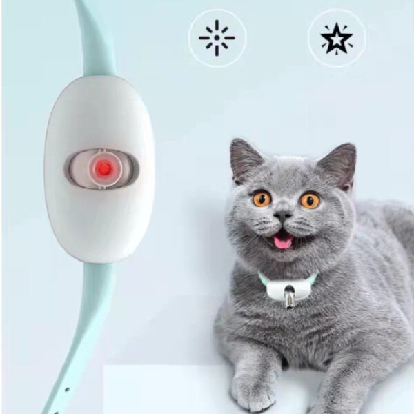 200171d2-cbec-430b-a5a1-6d68d59e5f32.jpg Smart Automatic Cat Laser Toy Collar – USB Charging Interactive Kitten Trainer