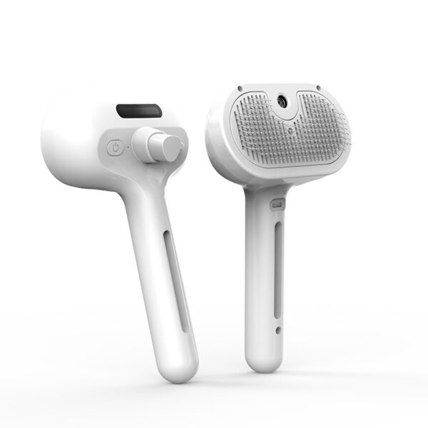 f704b931-b8fa-4999-9db5-01a26e7bf702.jpg Self-Cleaning Pet Grooming Comb – Hair Remover Brush with Built-In Mist Humidifier