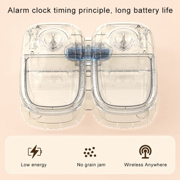 Automatic Pet Feeder – Smart Timed Food Dispenser with Stainless Steel Bowl for Cats & Dogs