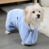 Quick-Drying Microfiber Pet Bath Towel – Super Absorbent Dog & Cat Bathrobe