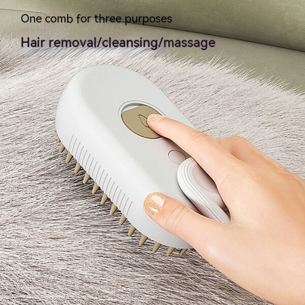 3-in-1 Electric Steam Pet Brush-Petyzoom 3-in-1 Electric Steam Pet Brush