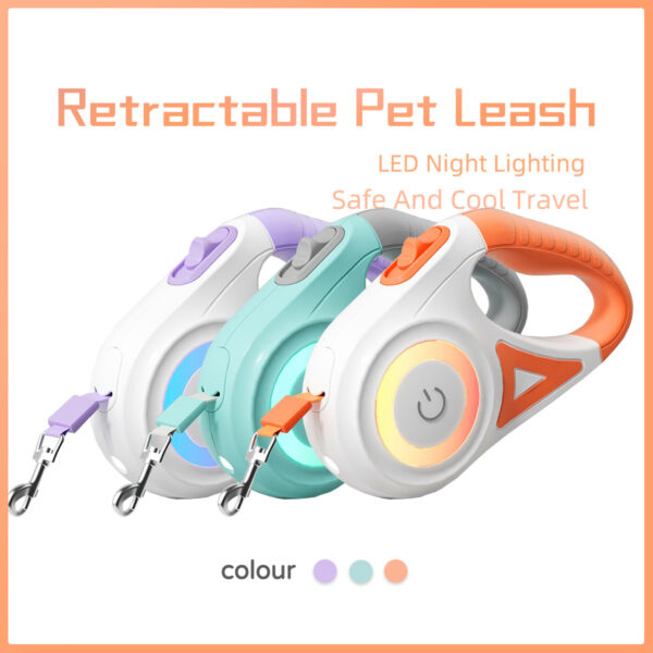 ca08d169-0123-4da3-afce-59a29cfd3105.jpg Retractable Dog Leash with LED Light